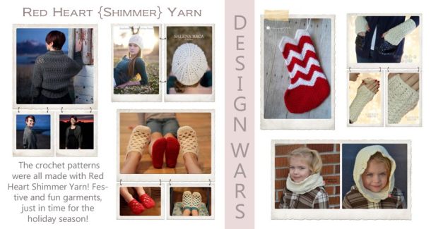 Design Wars - Red Heart Shimmer Yarn