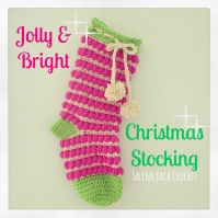 Jolly & Bright Christmas Stocking!